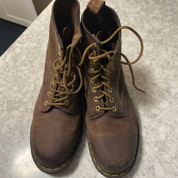Dr Martins leather boots sz 12 - Picture 4 of 8